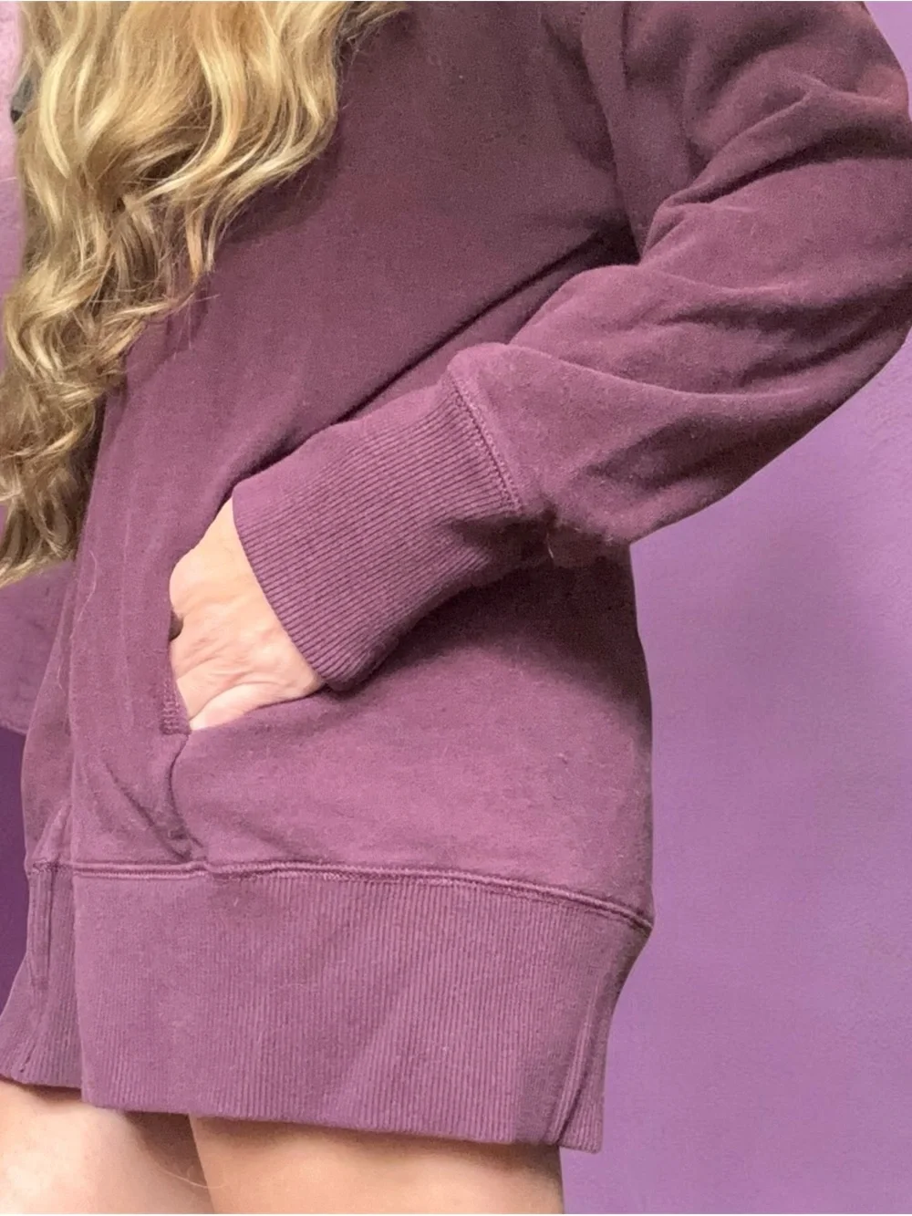 Vintage Aerie Long Tunic Zip Hoodie